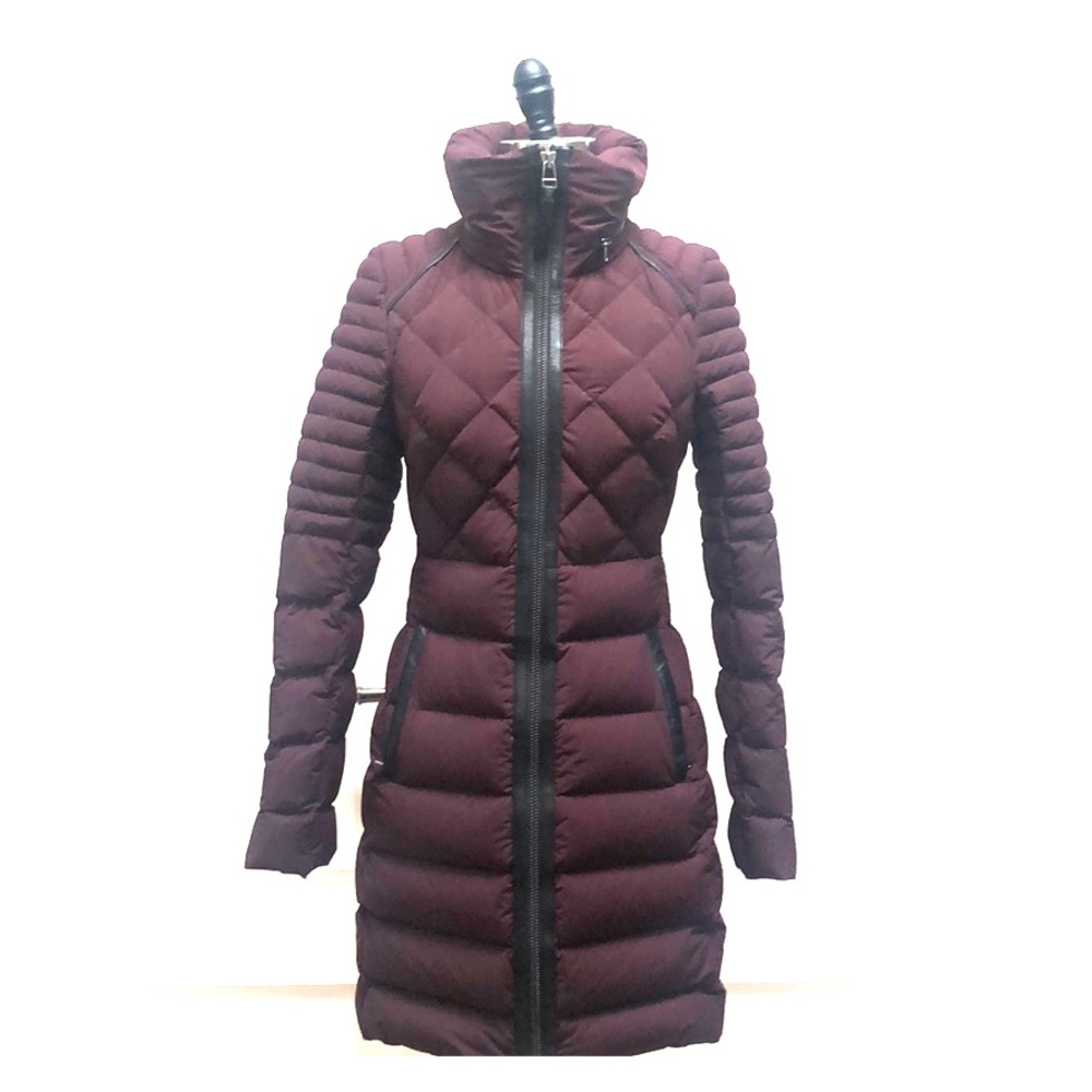 Mackage long fitted light weight puffer